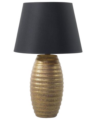 Lampe à poser EBRO Porcelaine Doré