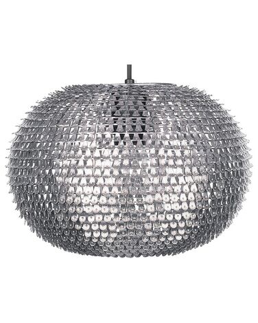 Lampe suspension REINE Métal Argenté