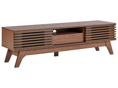 Meuble TV DETROIT Marron foncé