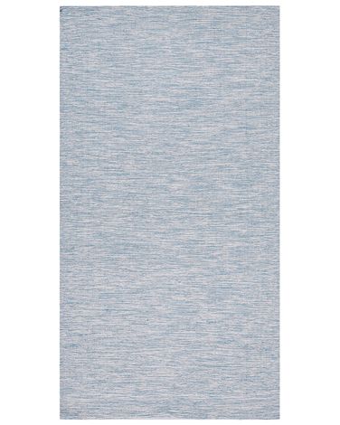 Rug DERINCE Light Blue 80 x 150 cm Cotton