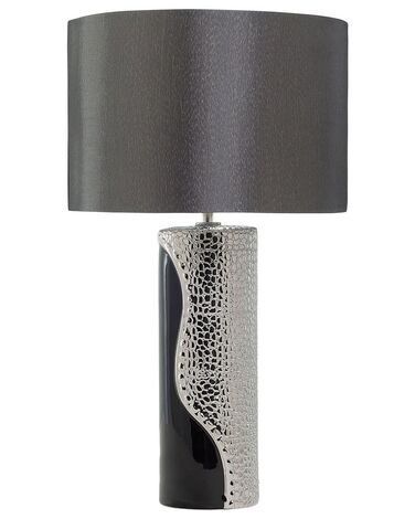 Lampe à poser AIKEN Porcelaine Noir