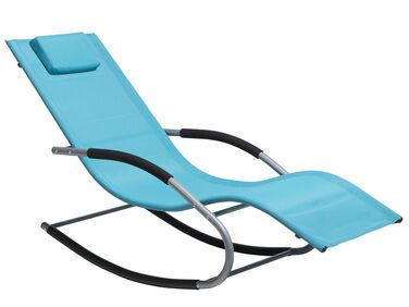 Schommel-ligstoel CARANO Metaal Turquoise