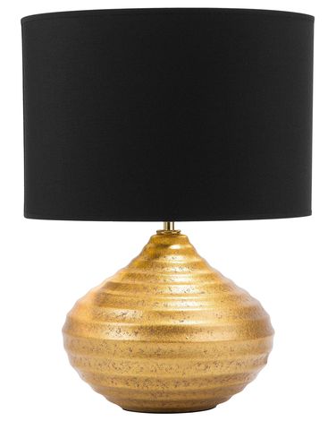 Lampe à poser KUBAN Céramique Doré