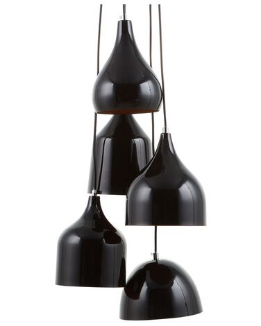 Hanglamp SAVIO Metaal Zwart Goudbruin