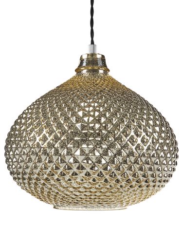 Hanglamp MADON Glas Goud