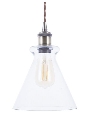 Pendant Lamp BERGANTES Glass Transparent