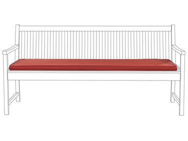 Zitkussen voor bank VIVARA 169 x 50 cm Donkerrood