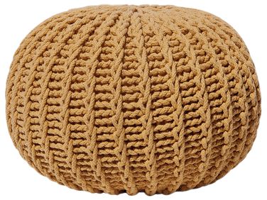 Pouffe CONRAD Cotton Mustard