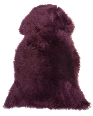 Déco en peau de mouton ULURU Pourpre 65 x 110 cm