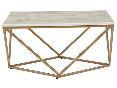 Salontafel MALIBU Marmer/goud