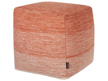 Pouf HIRRI Coton Orange