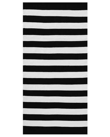 Outdoor Rug TAVAS Black/ White 80 x 150 cm