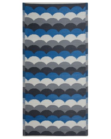 Outdoor Rug BELLARY Blue 90 x 180 cm