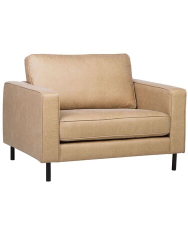 Fauteuil SAVALEN Kunstleer Beige