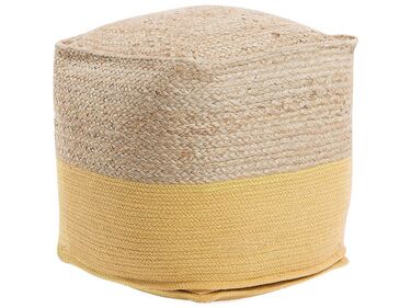 Pouf KIRAMA Jute Jaune