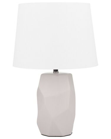 Lampe à poser ELIA Céramique Rose pastel