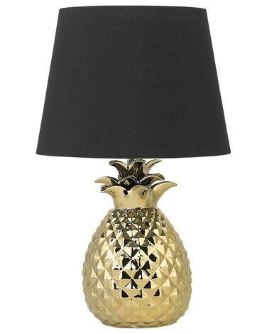 Lampe à poser PINEAPPLE Céramique Doré