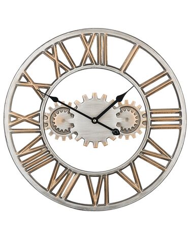 Wall Clock SEON 46 cm Metal Silver
