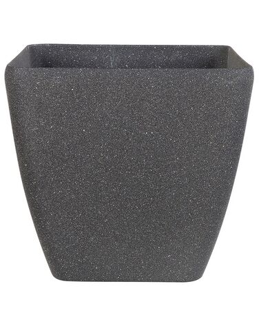 Plant Pot ZELI 42 cm Dark Grey