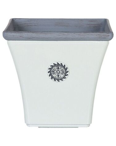 Plant Pot ELATEIA 32 cm White