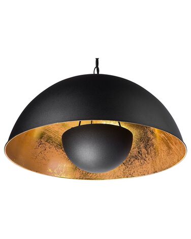 Lampe suspension THAMES Métal Noir