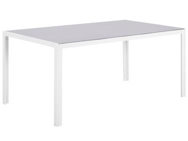 Garden Dining Table CATANIA 160 cm 91 cm Glass Grey