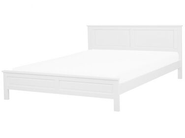 Bed Dennenhout OLIVET 180 x 200 cm Wit