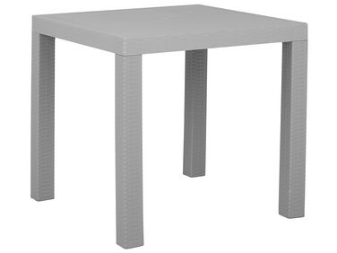 Garden Dining Table FOSSANO 80 cm 80 cm Light Grey