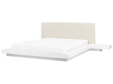 Lit avec sommier ZEN 160 x 200 cm Blanc