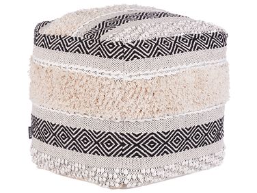 Poef KANAM Katoen Lichtbeige