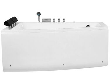 Corner Hot Tub with LED SERRANA Right Hand 1820 x 1210 mm White