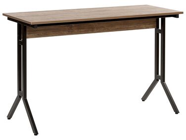 Home Office Desk CREEK Dark Brown 120 cm 48 cm