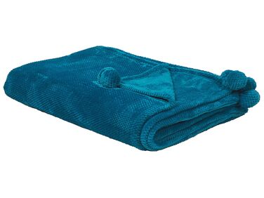 Plaid SAITLER 200 x 220 cm Turquoise