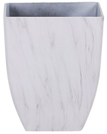 Plant Pot MIRO 35 cm White Marble