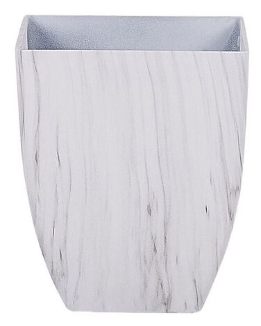 Cache-pot MIRO 28 cm Marbre blanc