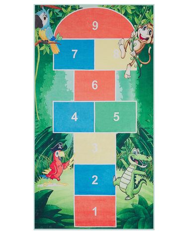 Kids Rug BABADAG Green 80 x 150 cm