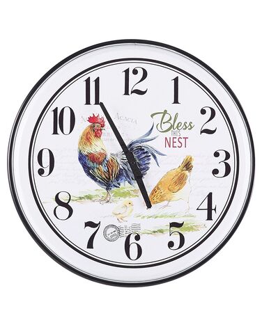 Wall Clock HORW 48 cm Metal Multicolour
