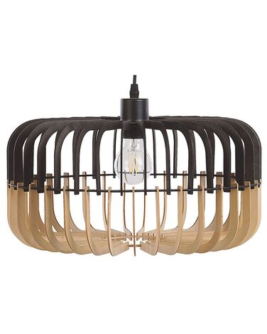 Lampe suspension SOUS Marron/noir