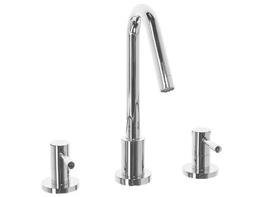 Robinet de lavabo KALAMBO Laiton Argenté
