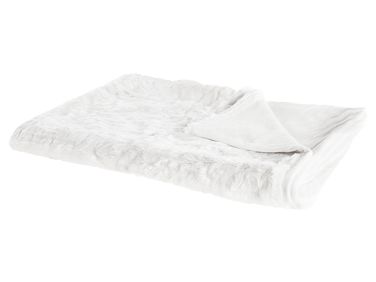 Couverture TOURZA Tissu 150 x 200 cm Blanc
