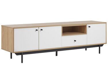 Meuble TV ITACA Marron/blanc