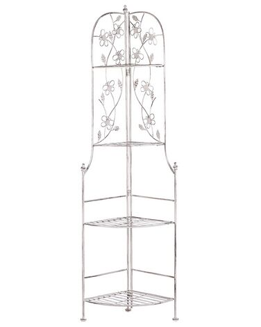 Hoekrek BIELLA Metaal 158 cm 35 cm Wit