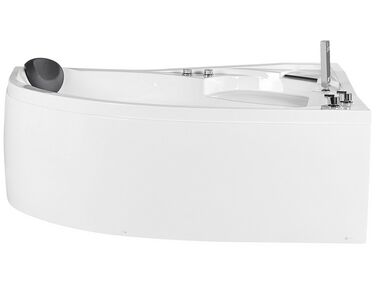 Corner Hot Tub with LED NEIVA Left Hand 1500 x 1000 mm White