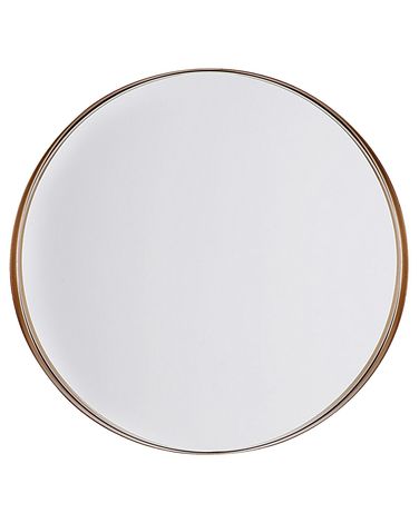 Miroir PINEY 40 cm 40 cm Métal Cuivré