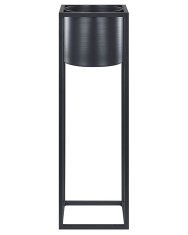 Elevated Plant Pot IDRA Metal 15 cm Black