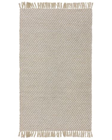 Rug ALADAG Beige 80 x 150 cm Jute