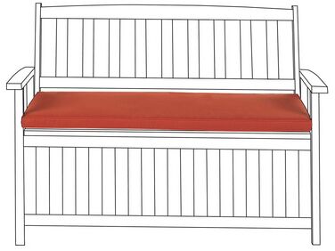 Zitkussen voor bank SOVANA 45 x 110 cm Donkerrood