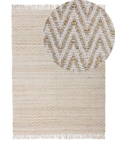Rug AFRIN Beige 140 x 200 cm Jute