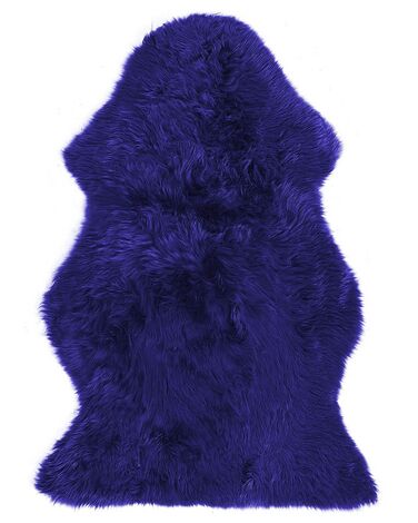 Schapenvacht ULURU Marineblauw 65 x 110 cm
