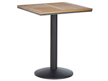 Bistro Table PALMI 60 cm 60 cm Wood-like Brown